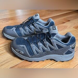 Salomon Men's Navy and Gray Trail Sneakers